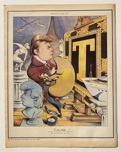 Donald Trump I Me Mine Michael Witte 1998 Cartoon Art Print Ad Clipping - Picture 1 of 2