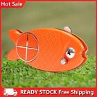 Fisch Design Golfball Marker faltbar Golf Divot Reparatur Werkzeug grünes Werkzeug (orange)