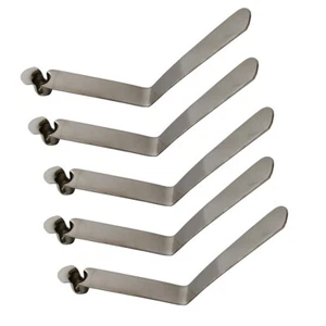 100 Pieces 9.45mm Single Button Clips Kayak Paddle Snap Tent Pole Spring Clips - Picture 1 of 3