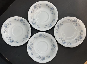 Johann Haviland Set di 4 piattini ghirlanda blu Baviera Germania - Foto 1 di 9