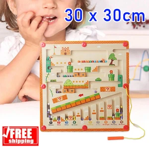 Motorikbrett Busy Board Activity Board Montessori Spielzeug Lernwerkz 30 x 30cm - Bild 1 von 19