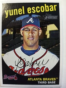 2008 Topps Heritage #356 Yunel Escobar - Picture 1 of 3