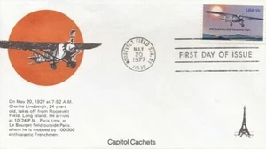 1710 13c CHARLES LINDBERGH - Capitol Cachets - Bild 1 von 1