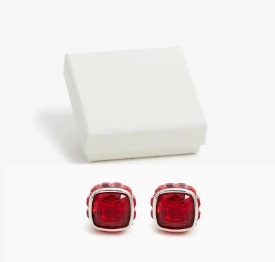 Nuevo en Caja de Regalo 5661959 SWAROVSKI Cristal Rojo Julio Piedra de Nacimiento Pendientes Foto 1 de 4