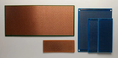 Platine Punkt Loch Streifenraster kupferkaschierte Leiterplatte Prototyping PCB - Bild 1 von 3