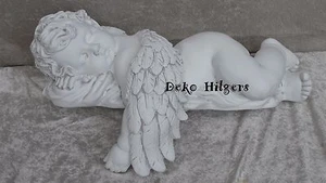 Engel Kantenhocker Grabengel Grabstein Grab Figur Skulptur Gartenfigur 36 F89 - Bild 1 von 2