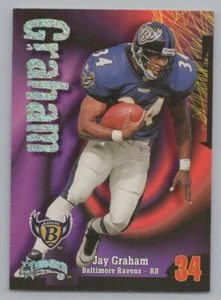 Jay Graham 1998 Skybox Thunder Rave 62/150 Baltimore Ravens #148 - Imagen 1 de 2