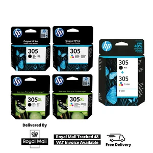 HP 305/305XL cartucce inchiostro originali nero/colore per Envy 6032e, 6432e AIO - Foto 1 di 6
