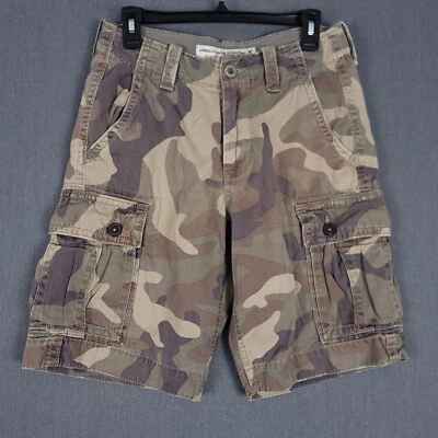 American Eagle Cargo Shorts Mens 28 (Fits 28x10) Military Woodland Camo Classic - Image 1 of 4