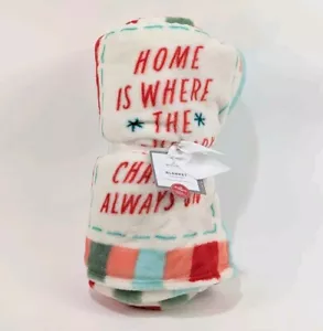 HOME IS WHERE THE HALLMARK CHANNEL IS ALWAYS ON Throw Blanket 50x60 Gift Movie - Picture 1 of 8