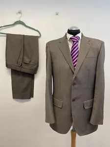 NEXT ITALIAN CLOTH 2PC SUIT SUPER 130S WOOL IN GREY 40R TRS W32 L32 EXC. (0089) - Picture 1 of 14