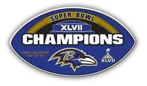 Baltimore Ravens Superbowl Magnet 15" x 8" - Picture 1 of 4