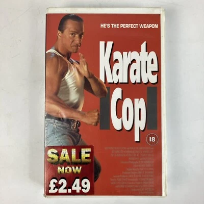 Karate Cop VHS Jeff Wincott Ex Rental Video Tape New Sealed 1995 - Image 1 of 4