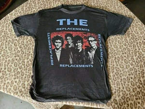 THE REPLACEMENTS RARE 1991 TOUR SHIRT PUNK PAPER THIN INDIE HUSKER DO SWEET LARG - Picture 1 of 9