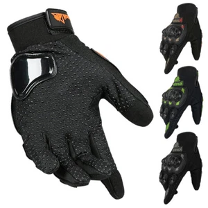 Motorcycle Gloves Breathable Full Finger Gloves Cross Dirt Racing Riding Gloves - Picture 1 of 21
