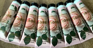 8 (ocho) ROSAS 1 OZ Tamaño de Viaje Manteca de Karité CREMA DE MANOS Baño y Cuerpo Funciona - Imagen 1 de 2