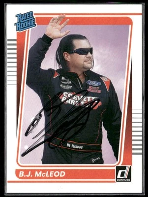 Signed 2022 Donruss #26 B.J. McLeod IP Auto - Image 1 of 2