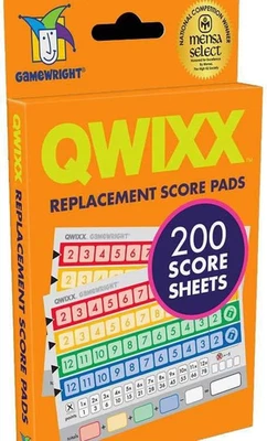Qwixx, Replacement Score Cards Action Game Multi-Colored 1 Pack - Image 1 of 4