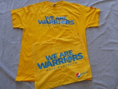 Golden State Warriors 2013 We Are Warriors Playoffs XL Basketball Shirt & Towel - Image 1 of 4