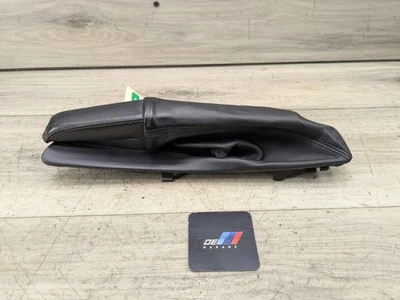 08-13 OEM BMW E88 E82 128 135 Bota Freno de Mano Manija Cuero Perforado Negro Foto 1 de 4