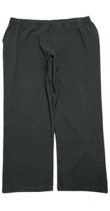 Pantalones Lands End para mujer (2X 20W-22W) deportivos tejidos pierna recta recortados - Imagen 1 de 6