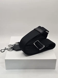 Neu ohne Etikett schwarz Marc Jacob’s Crossbody verstellbar Nylon/Leder Riemen 32" -50" - Bild 1 von 4