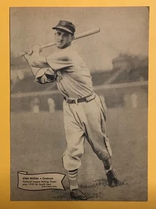 1951 Dell Mini Baseball Poster Stan Musial & Del Ennis - Cardinals / Phillies - Picture 1 of 2