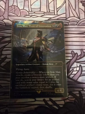 Iron Man, Titan of Innovation (Rainbow Foil) Secret Lair Drop Foil - Image 1 of 2