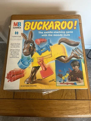 BUCKAROO ! GAME : 1996 MB Games Edition -  New, Unused & Sealed Vintage Board - Image 1 of 4