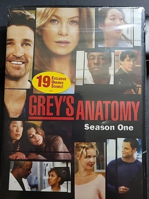 GREY'S ANATOMY ~ Ellen Pompeo ~ Season 1 ~ DVD ~ SEALED!!! Foto 1 de 4