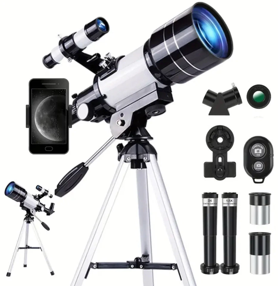 Telescope 150X 70mm ,high magnification portable  astronomical telescope - Image 1 of 4