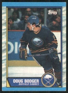 1989-90 Topps #154 Doug Bodger Buffalo Sabres Hockey Card 35647 - Imagen 1 de 2