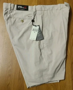 $ 98 Ralph Lauren RLX Golfshorts Herren 32 Basic Sand maßgeschneiderte Passform Leistung neu mit Etikett - Bild 1 von 3