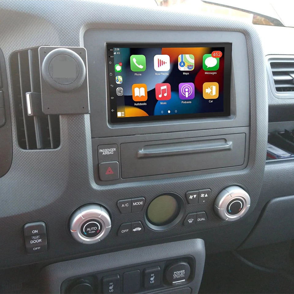 Radio estéreo para Honda Ridgeline Apple Carplay 2006-2014 Android 15 navegación GPS 7" Foto 1 de 4