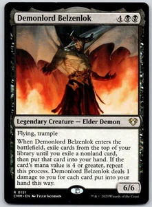 Demonlord Belzenlok - Commander Masters CMM- MTG - LP Magic - 151 R - Picture 1 of 2