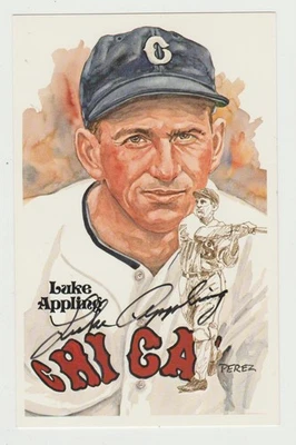 Luke Appling Signed 1981 Perez - Steele HOF Postcard - 4th Series #95 - #/10000 - Image 1 of 2