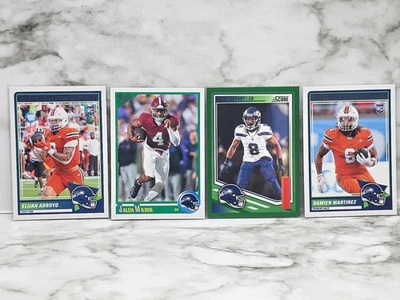 2025 Score RC Jalen Milroe Elijah Arroyo Damien Martinez Coby Bryant Seahawks - Image 1 of 2