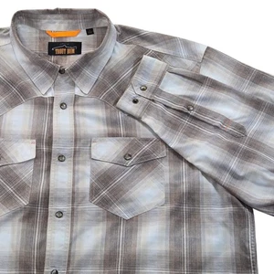 Orvis Trout Bum Shirt Mens XL Plaid Button Up Long Sleeve Fishing Western - Picture 1 of 8