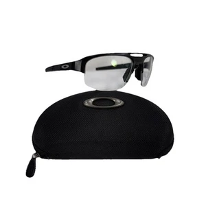 OO9424-0870 Oakley Mercenary Matte Black / Clear Polarized Lenses with Case - Picture 1 of 7