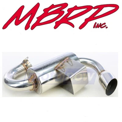 MBRP Standard Series Performance Exhaust Silencer for 2006 Polaris 600 HO oq Foto 1 de 4