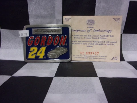 1998 American Foundry #24 Jeff Gordon Belt Buckle Winston Cup Series - N-52 Cover