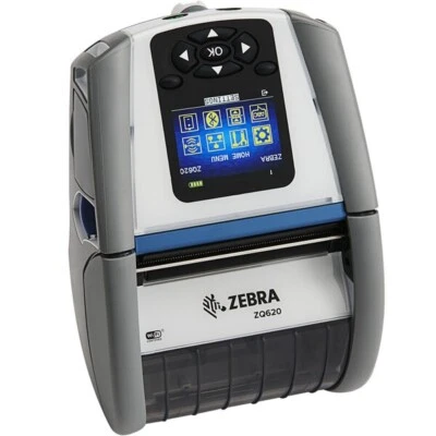 Zebra ZQ620 ZQ62-HUWA000-00 Mobile Thermal Label Printer sac-mpp-1bchgus1-01 set - Image 1 of 2