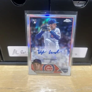 2023 Topps Chrome - Rookie Autographs Refractor #RA-HW Hayden Wesneski /499 - Picture 1 of 2