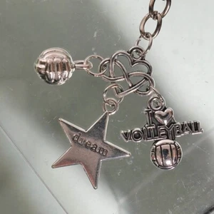 Accesorio dije de joyería de voleibol con estrella de ensueño - Imagen 1 de 3
