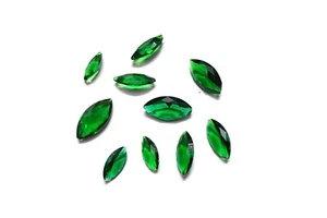 10 Pcs Chrome Diopside Color Marquise Cabochon Hydro Gemstone Jewellery Making - Picture 1 of 6