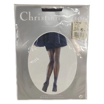 Christian Dior Feinstrumpfhose Narcisse m. Naht Gr. II 40-42 braun 15 den NEU - Bild 1 von 4
