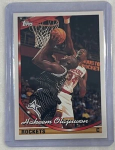 Hakeem Olajuwon 1993-94 Topps Basketball card #266 Houston Rockets - Picture 1 of 2