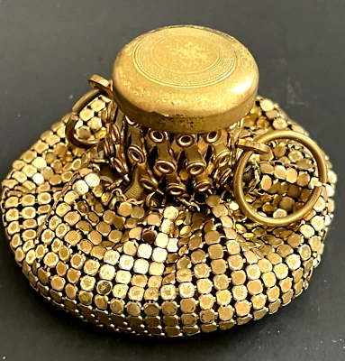 Cartera BOLSO HOBO MENDIGOS Malla Metálica Vintage ACORDEÓN APERTURA EXPANDIBLE Tono Dorado Foto 1 de 4