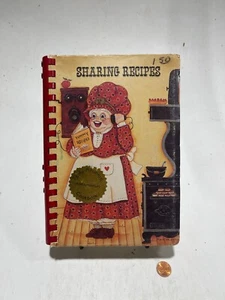 Vintage Sharing Recipes Cookbook 1968-1990 Ring Bound Lilly Reunion 63rd Anniversary - Bild 1 von 6