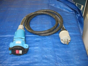 Meltric DS20 3P 20A 250V Pin und Hülse Buchse mit 6' Kabel und Twist Lock Stecker - Bild 1 von 7